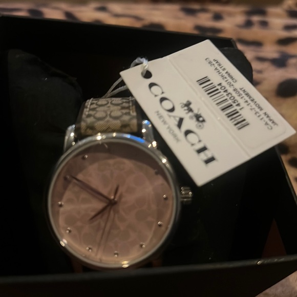 NWT COACH Women’s Grand ROSE DIAL SIGNATURE ORNO- W- SS - ROU- PIN - 8 -MCKFA - Picture 5 of 8